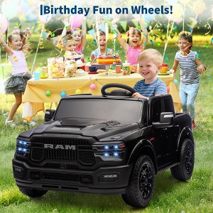 Ride on Toys for Big Kids, Kids Ride on Truck Car w/Remote Control, Toddler Electric Car - 1 of 4