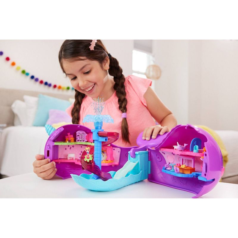 Polly Pocket Sparkle Cove Adventure Narwhal Adventurer Boat Playset, 3 of 8