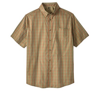 KingSize Short Sleeve Wrinkle Resistant Sport Shirt