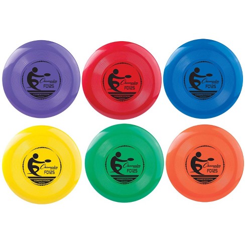 Champion Sports Plastic Competition Disc, 125g, Assorted Colors