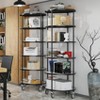 Dolonm Heavy Duty Adjustable Storage Rack Metal Shelf Wire Shelving Unit with Wheels & Shelf Liners - 4 of 4