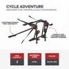 Yakima HangOut Car Trunk Steel Compact Foldable 2 Bicycle Bike Mount Rack Carrier with Adjustable Strap System and Padded Feet, Black - 3 of 4