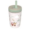 Zak Designs 12oz Sunny Acres Stainless Steel Vacuum Kelso Tumber Off-White - 3 of 4