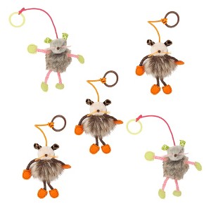 SmartyKat Bouncy Mouse Plush Dangler Catnip Toy, Plush Toy for Indoor Cats & Kittens, Featuring Catnip, Encourages Exercise & Interactive Play - 1 of 4