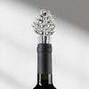 Unique Bargains Christmas Pine Cone Bottle Stopper Aluminum Alloy TPR Silver Tone Black 1 Pc - 2 of 3