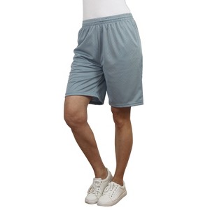 Jump Start Women's Loose Fit Lightweight Breathable Moisture Wicking Mesh Shorts - 1 of 3