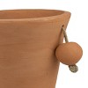 Bead Accent Terracotta & Jute Vase - Foreside Home & Garden - 3 of 4