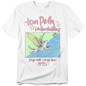 Tom Petty Dogs With Wings Tour 1995 Adult T-Shirt - 1 of 4