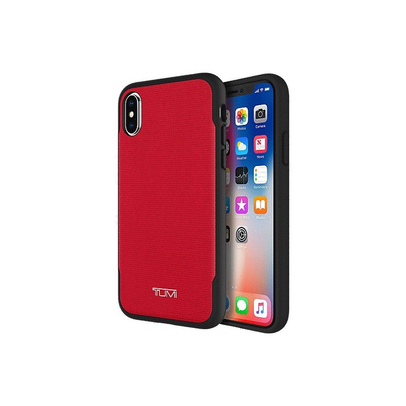 TUMI Coated Canvas Co-Mold Case for Apple iPhone X/Xs - Red, 4 of 5