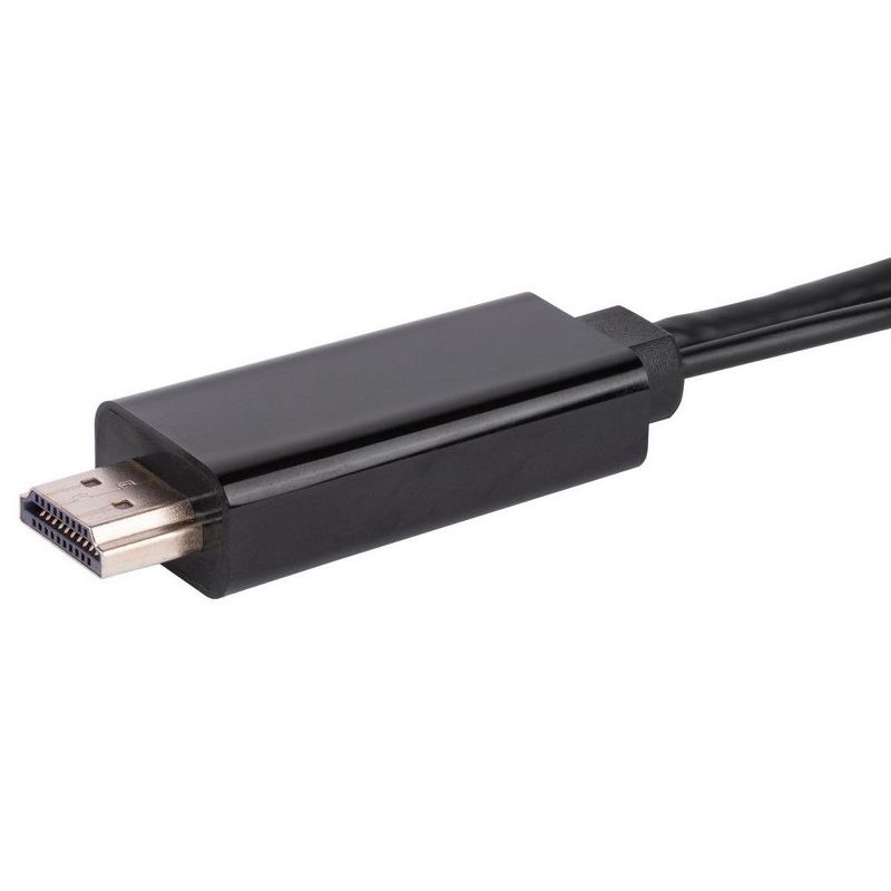 Monoprice HDMI to DisplayPort 1.2a Cable - 6 Feet | 4K@60Hz, For Blu-ray Disc Player / Video Game Console / Apple TV / Laptop Computer and More, 2 of 5