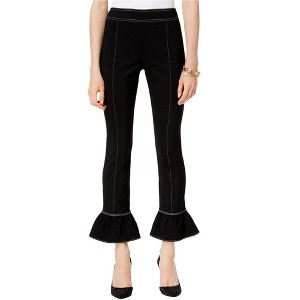 I.N.C International Concepts Womens Bell-Hem Casual Trouser Pants, Black, 0 - 1 of 1