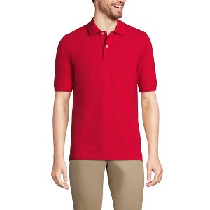 Lands' End Men's Short Sleeve Comfort-First Mesh Polo Shirt - 1 of 2