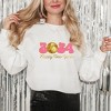 Simply Sage Market Women's Graphic Sweatshirt Happy New Year 2024 - XL - White - 2 of 3