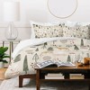 Marta Barragan Camarasa Deer Christmas forest Duvet Cover + Pillow Sham(s) - Deny Designs - 3 of 4