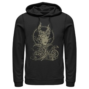 Men's Sleeping Beauty Maleficent Twisted Queen Pull Over Hoodie - 1 of 3