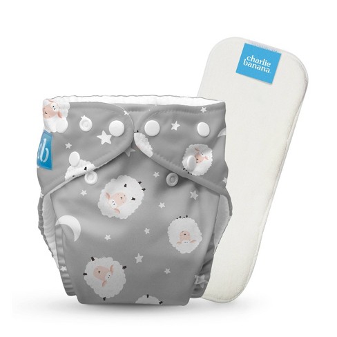 Esembly Cloth Diaper Inner, Trim-Fitting, Certified Organic Cotton,  Reusable and Absorbent Leak-Proof Diapers with Snap Closure for  Eco-Friendly