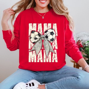 Simply Sage Market Soccer Mama Coquette Garment Dyed Long Sleeve - 1 of 4