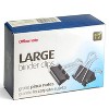 Officemate Binder Clips Large 2"Wide 1" Cap 12/BX Black/Silver 99100 - 2 of 4