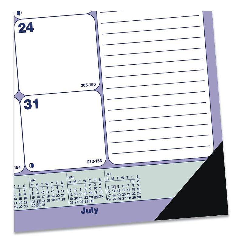 2022-2023 Blueline 21.25" x 16" Academic Monthly Desk Pad Calendar White/Blue/Green (REDCA181731), 2 of 5