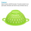 Unique Bargains PP Plastic Dual Handles Quick Drain Design Vegetable Colander 3 Pcs - 3 of 3