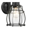 Chloe Lighting Charlotte Industrial 1 Light Textured Black Outdoor Wall Sconce 10" Tall - 3 of 4