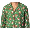 Elf The Movie Mens' Film OMG! Santa! I Know Him! Sleep Pajama Set Green - 2 of 3
