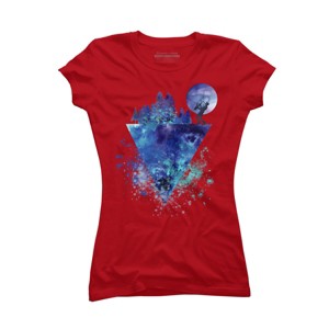 Junior's Design By Humans Play Music On The Edge By Maryedenoa T-Shirt - 1 of 2