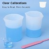 JDICTION 4-Pack 450ml Silicone Measuring Cups - Reusable Resin Pouring Cups for Epoxy, Casting Molds, Slime & Crafts, 15oz Squeeze Art Tools - 3 of 4