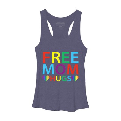 Adult Design By Humans Free Mom Hugs Hears Pride By Avocato Racerback Tank Top