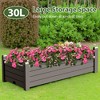 Mayeerty Freestanding Planter Box with 21Gal Potting Soil Include 3.3Gal Capacity of Water Storage Area - 4 of 4