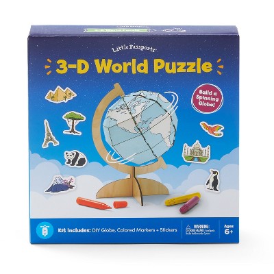 3-D World Puzzle