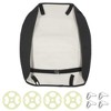 Unique Bargains Universal Front Car Seat Cushion Cover Protector Comfortable Pad PU Leather 2 Pcs - 4 of 4
