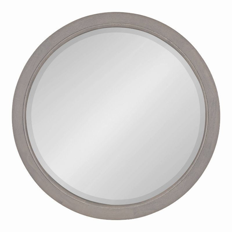 18&#34; x 18&#34; Hogan Round Framed Decorative Wall Mirror Gray - Kate &#38; Laurel All Things Decor, 3 of 9