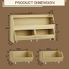 Petrimins  Toy Storage Organizer for Kids, Toy Storage Cabinet with Drawers, Boys and Girls Toy Shelf with Wheels, Kids Bookshelf for Bedroom - 2 of 4