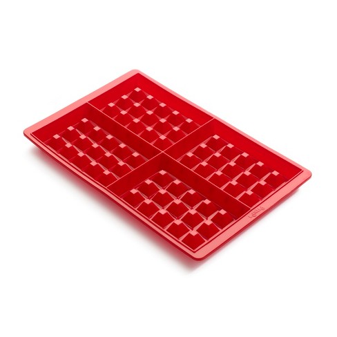 Lekue Silicone Belgian Waffle Mold, Set Of 2, Red : Target