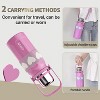 32 oz Insulated Water Bottle with Carry Strap & Strainer - Wide Mouth Stainless Steel Thermos for Hot/Cold Drinks - 3 of 4