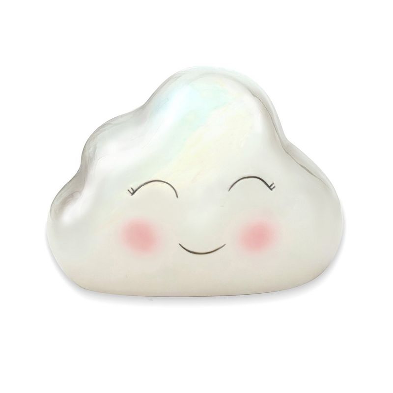 Baby Aspen Iridescent Cloud Ceramic Piggy Bank | BA21071NA, 1 of 8