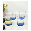 Oval Halo Acrylic Glasses Drinking Set of 4 DOF (12oz), Plastic Drinking Glasses, BPA Free Cocktail Glasses, Drinkware Set, Plastic Water Tumblers - 3 of 4