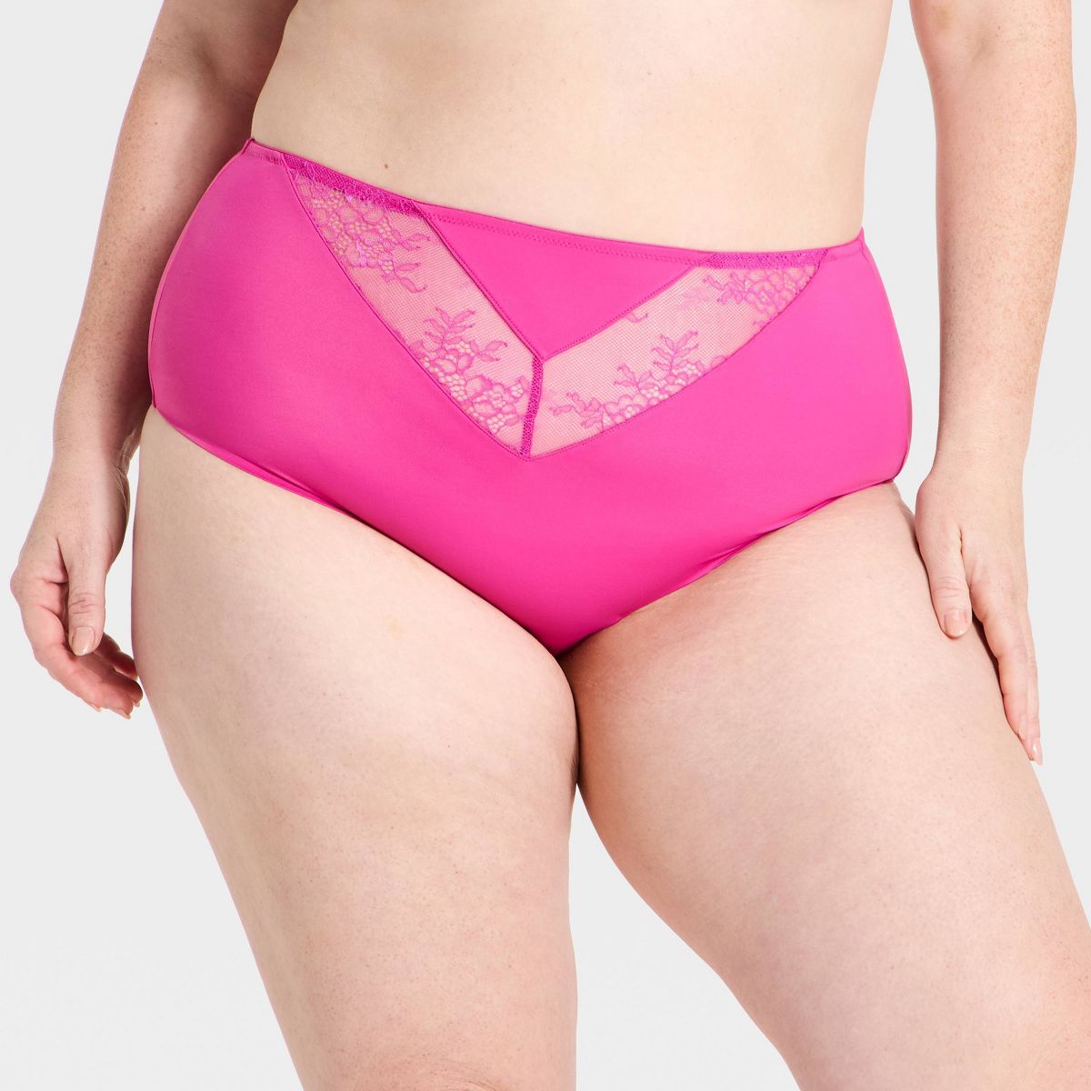 Women's Invisible Edge Lace Briefs Underwear - Auden™