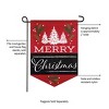 Evergreen Merry Christmas Garden Burlap Flag - 3 of 4