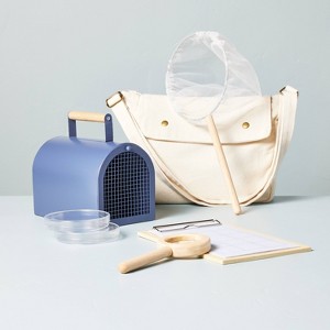 Kids' Outdoor Explorer Activity Kit - 16pc - Hearth & Hand™ with Magnolia: Includes Microscope & Net - 1 of 3
