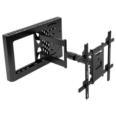 Mount-It! Hospitality TV Wall Mount With Full Motion Arm and STB Enclosure | Commercial Grade Flat Screen Display Bracket With 26.5 Inch Extension Arm