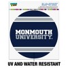 Monmouth University Stripes Automotive Car Window Locker Circle Bumper Sticker - 2 of 4