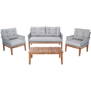 Winslo 4Pc Living Set - Indoor/Outdoor - PAT7075 - Safavieh - 1 of 4
