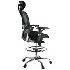 Buy Harwick Deluxe Mesh Drafting Stool with Arms Online - 3 of 4