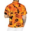 LA LEELA Mens Hawaiian Shirts Short Sleeve Button Down Shirt Men's Halloween Costumes Shirt Summer Beach Casual Shirts for Men Funny - 2 of 4