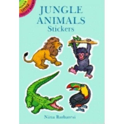 Jungle Animals Stickers - (Dover Little Activity Books) by  Nina Barbaresi (Paperback)