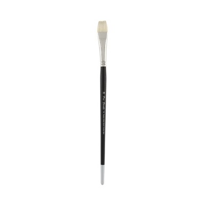 Creative Mark Pro Stroke Premium White Chungking Hog Bristle Artist Paint Brush - Bright - Natural Bristle Brush w/ Great Control Suitable for Oils,