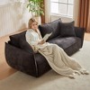 SKRAN 3-Seater Modular Sectional Sofa,Upholstered Loveseat, Deep Seat Chenille Couch with 2 Pillows for Living Room Apartment,Office - 2 of 4