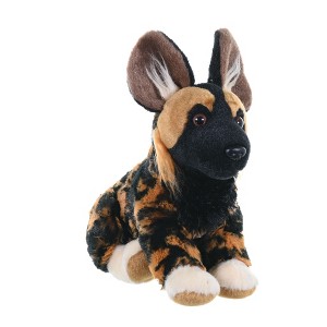 Wild Republic Cuddlekins Mini African Wild Dog Stuffed Animal, 8 Inches - 1 of 4